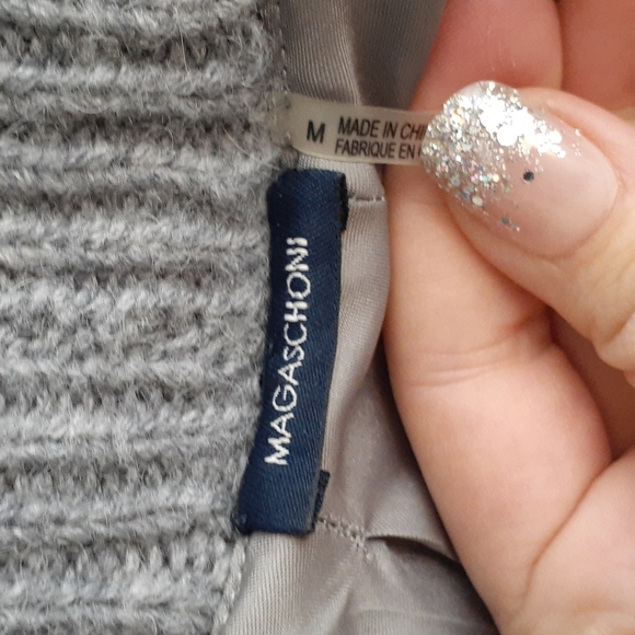 Magashoni grey wool sweater size medium - Picture 6 of 7